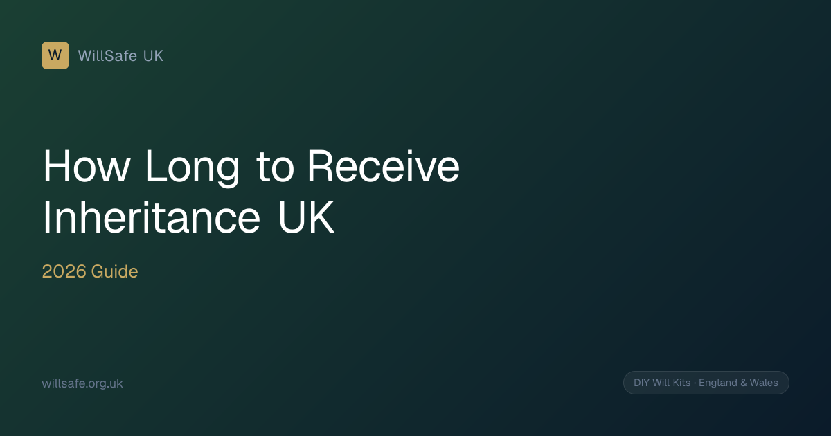 How Long Does It Take to Receive Inheritance UK? (2026 Guide)