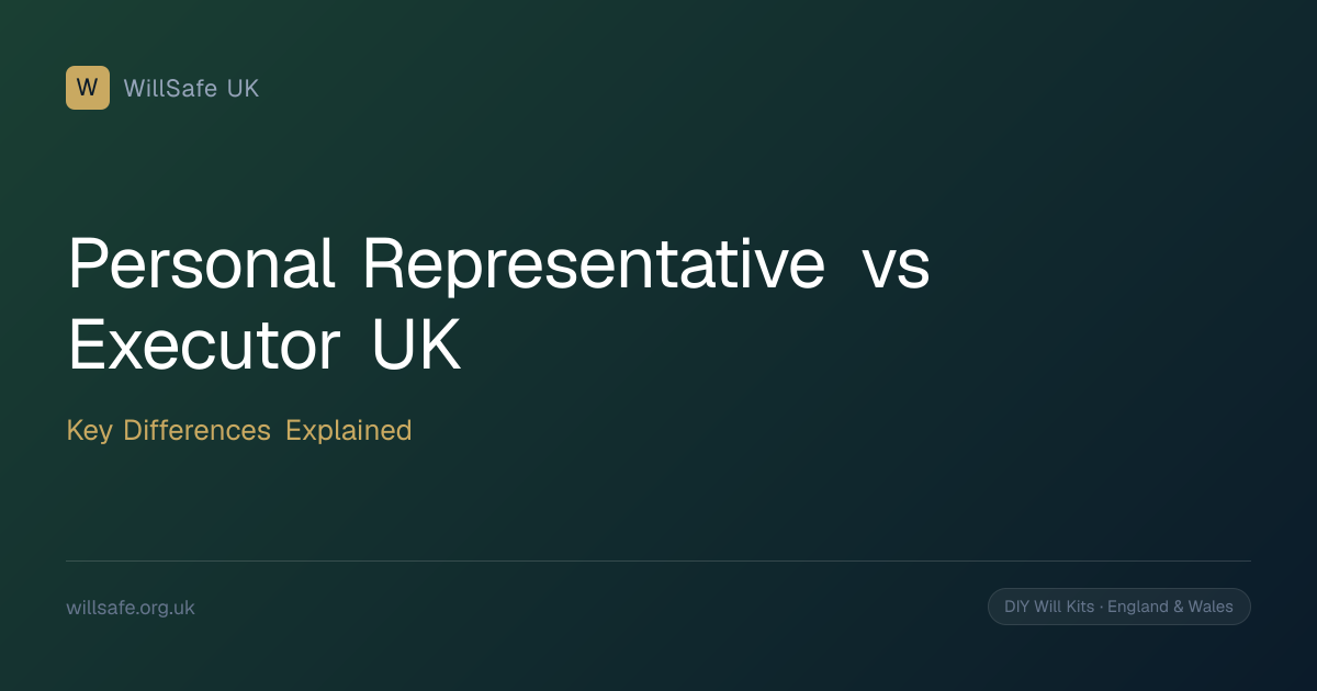 Personal Representative vs Executor UK: Key Differences Explained ...