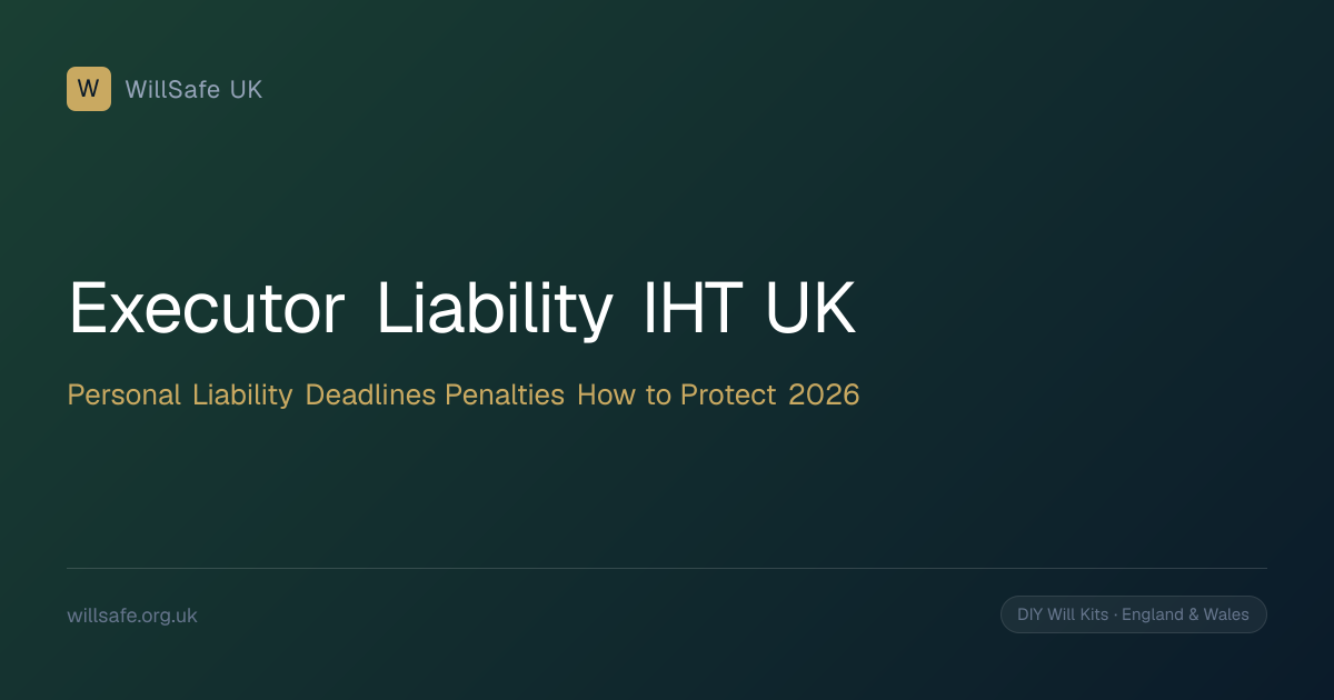 Executor Liability for Inheritance Tax UK 2026: Personal Liability ...