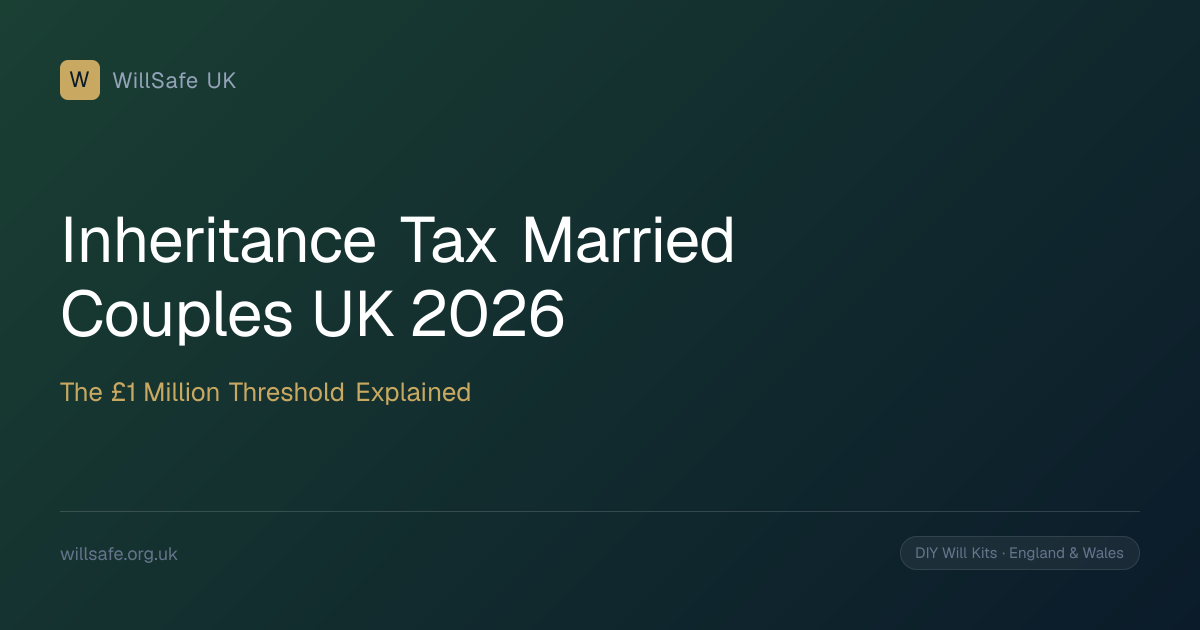 Inheritance Tax for Married Couples UK (2026): The £1 Million Threshold ...