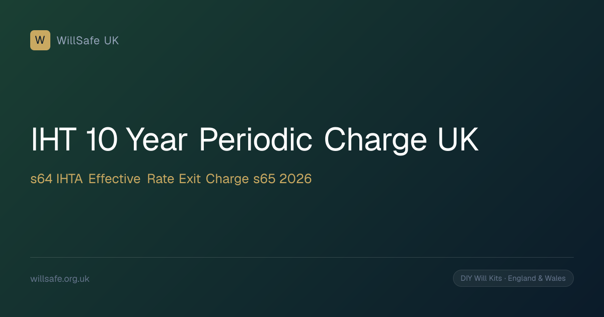 IHT 10-Year Periodic Charge UK 2026: s64 IHTA Calculation, Effective ...